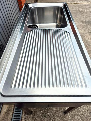 Industriële spoelbak FRANKE, RVS 140x60. beschikbaar voor biedingen