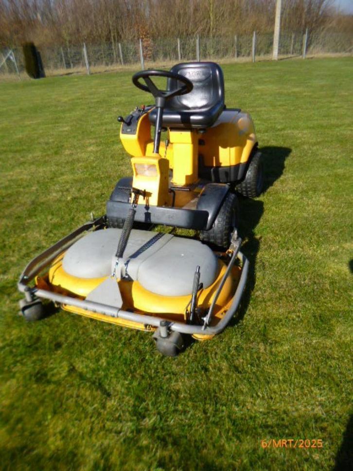 Zitmaaier Stiga, Tuin en Terras, Grasmaaiers, Gebruikt, Benzine-grasmaaier, 50 cm of meer, Elektrische starter, Mulchfunctie, Ophalen