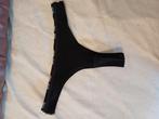 zwarte string, Ophalen of Verzenden, String