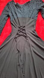 Zwart feestjurkje in rekbare stof maat medium metGRATISJASJE, Taille 38/40 (M), Enlèvement ou Envoi, Robe de cocktail, Comme neuf
