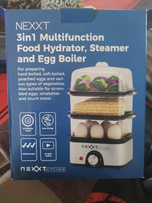 Déshydrateur alimentaire et cuiseur vapeur 3-en-1, Elektronische apparatuur, Rijstkokers, Nieuw, Ophalen of Verzenden