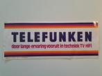 Autocollant vintage - Telefunken - TV-Hifi - Bel état, Comme neuf, Enlèvement ou Envoi, Marque
