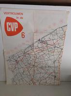 Verkiezingsaffiche van de CVP - 1971, Verzamelen, Ophalen of Verzenden, Knipsel(s)