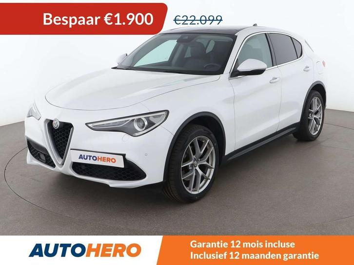 Alfa Romeo Stelvio 2.0 Turbo First Edition (bj 2017), Auto's, Alfa Romeo, Te koop, Stelvio, 4x4, ABS, Achteruitrijcamera, Airbags