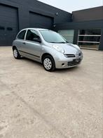 NISSAN MICRA | 1.2 BENZINE | 2008 | 070 000 KM | AIRCO, Auto's, Nissan, Zwart, Handgeschakeld, Euro 4, Zilver of Grijs