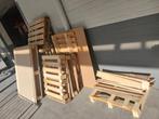 Schaarbeek. pallets en planken om te doneren, Ophalen, Gebruikt