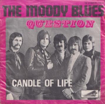 The Moody Blues – Question / Candle of life - Single – 45 rp beschikbaar voor biedingen