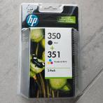 Combi pakket zwart en kleur 350+351  HP. Nieuw., Computers en Software, Printerbenodigdheden, Ophalen of Verzenden, Nieuw