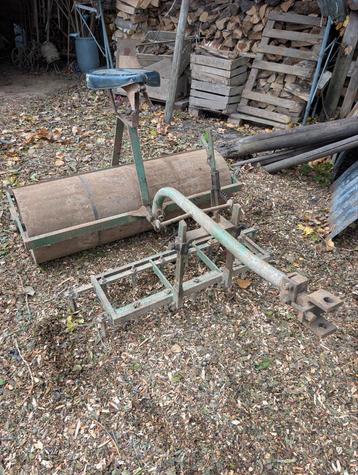Aandrukrol + eg combinatie voor motoculteur of minitractor  beschikbaar voor biedingen