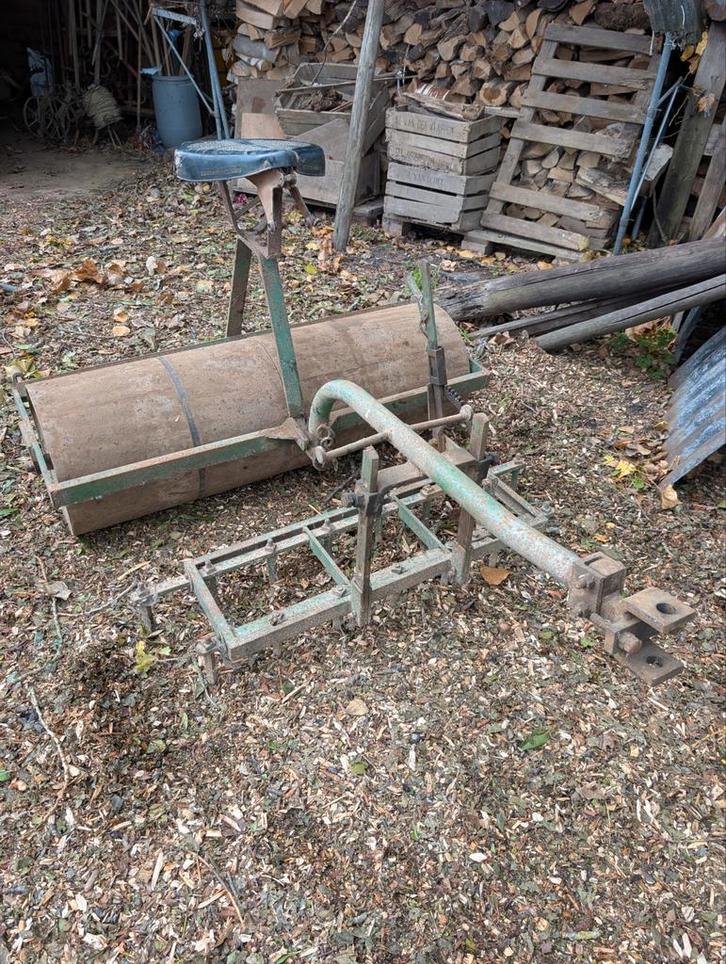 Aandrukrol + eg combinatie voor motoculteur of minitractor, Zakelijke goederen, Landbouw | Werktuigen, Ophalen