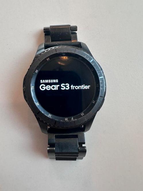 Samsung Gear S3 smarthwatch, Handtassen en Accessoires, Smartwatches, Gebruikt, Zwart, Ophalen of Verzenden