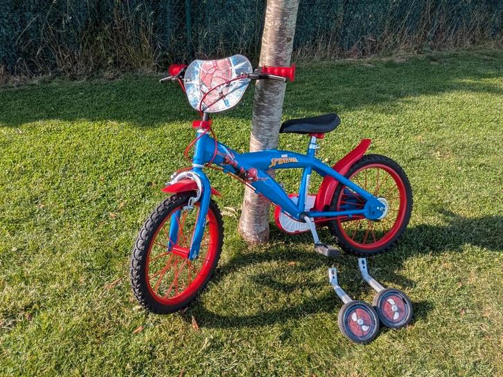 vélo Spiderman 16", Fietsen en Brommers, Fietsen | Kinderfietsjes, Gebruikt, Ophalen