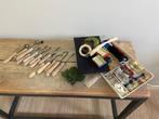 set om zijden bloemen te maken, Hobby en Vrije tijd, Ophalen, Gebruikt, Gereedschap of Accessoires
