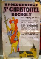 Origineel affiche St. Christoffel Autos en Motoren Bocholt, Verzamelen, Verzenden, A1 t/m A3, Reclame, Rechthoekig Staand