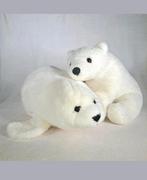 Witte knuffel, ijsbeer en zeehond, Comme neuf, Autres types, Enlèvement ou Envoi
