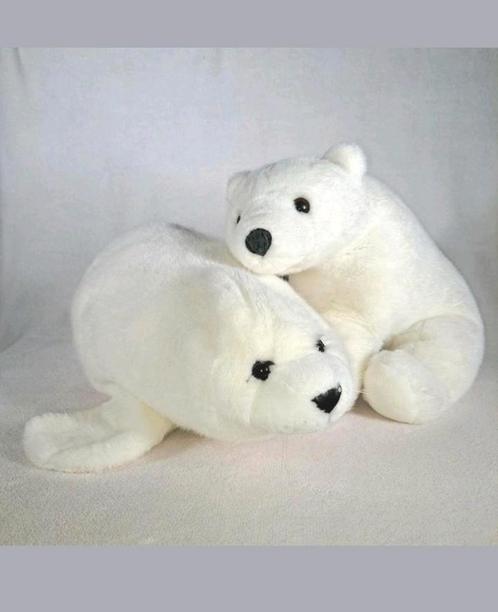 Witte knuffel, ijsbeer en zeehond, Kinderen en Baby's, Kinderkamer | Inrichting en Decoratie, Zo goed als nieuw, Overige typen
