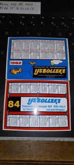 stickers ijsbolleke 1982 en 1984/ lissens 1500 halle ......., Verzamelen, Stickers, Nieuw, Ophalen of Verzenden, Merk