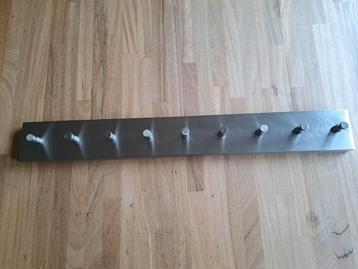 Acier inoxydable - Porte-manteau INOX 80 cm x 10 cm, Enlèvement, Comme neuf