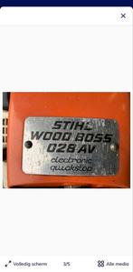 Stihl kettingzaag 028, Tuin en Terras, Ophalen, Zo goed als nieuw