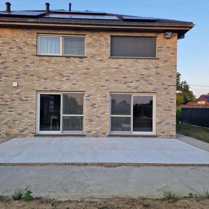 hefschuifraam PVC Deceuninck ral 9001 crème wit, Doe-het-zelf en Bouw, Raamkozijnen en Schuifdeuren, Gebruikt, Schuifpui, Kunststof