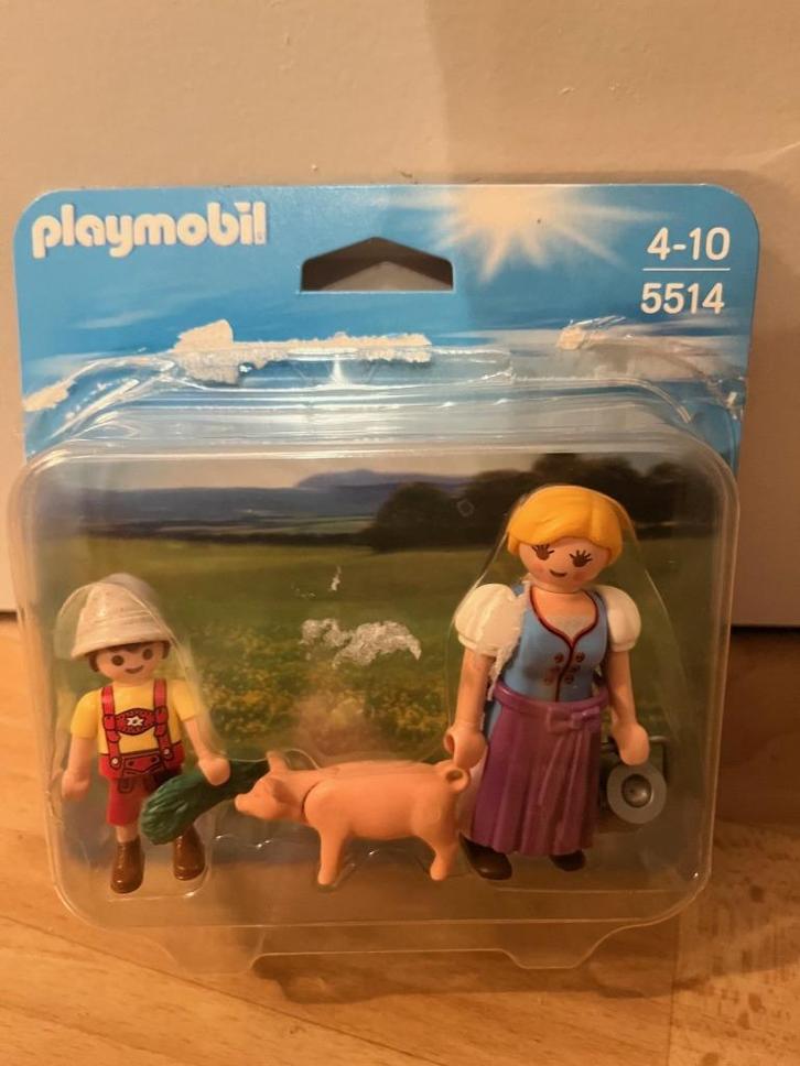 Playmobil 5514 DuoPack Boerin en zoon, Kinderen en Baby's, Speelgoed | Playmobil, Gebruikt, Complete set, Ophalen of Verzenden