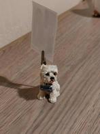 Beeldje : West Highland White Terrier met paperclip, Verzenden, Zo goed als nieuw, Dier