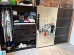 Donkerbruine pax kast ikea, Huis en Inrichting, Ophalen, Gebruikt, 150 tot 200 cm