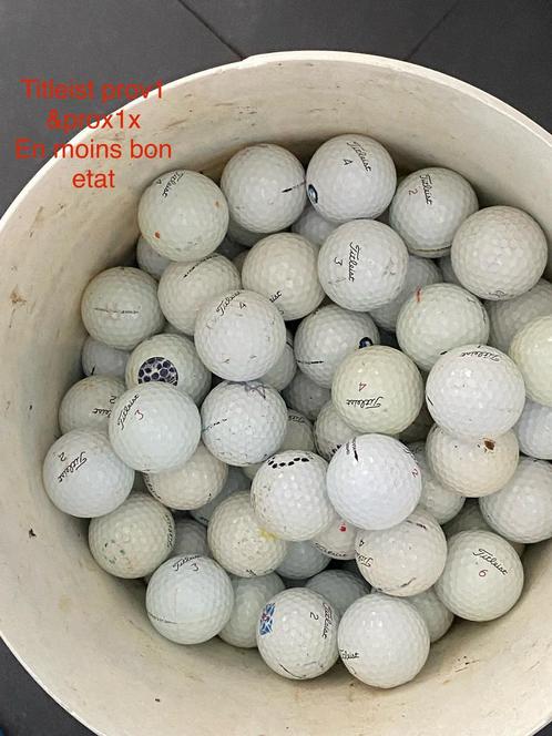 Pak van 100 Titleistprov1&x golfballen in minder goede staat, Sport en Fitness, Golf, Gebruikt, Bal(len), Ophalen