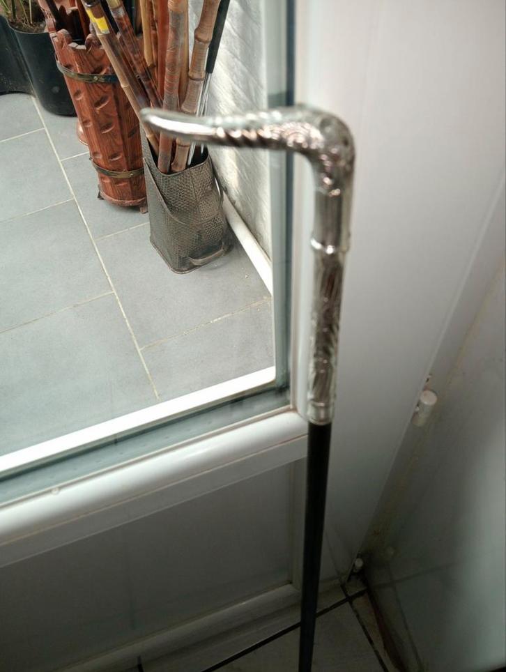 Canne argent, Antiquités & Art, Curiosités & Brocante