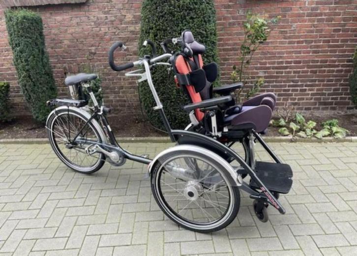 Huka Duet Junior Rolstoelfiets, Fietsen en Brommers, Fietsen | Driewielfietsen, Zo goed als nieuw, Ophalen of Verzenden