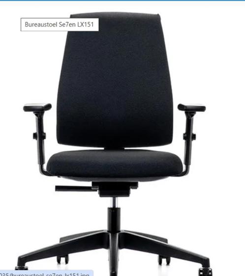 DRISAG Bureaustoel Se7en LX151 Als nieuw!!, Huis en Inrichting, Bureaustoelen, Zo goed als nieuw, Bureaustoel, Zwart, Ophalen