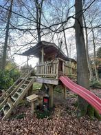 Grote boomhut, deels al afgebroken, Kinderen en Baby's, Speelgoed | Buiten | Speeltoestellen, Ophalen, Gebruikt, Overige typen