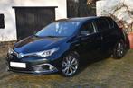 Toyota Auris 5d. Hybride Lounge + Navi, Auto's, Toyota, Electronic Stability Program (ESP), Blauw, Leder en Stof, 5 deurs