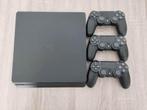 PS4 Slim 2023 - 1TB + 3 controllers, Met 3 controllers of meer, Zo goed als nieuw, 1 TB, Ophalen