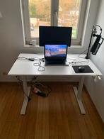 Bureau assis/debout blanc - Trotten, Maison & Meubles, Enlèvement, Comme neuf, Bureau