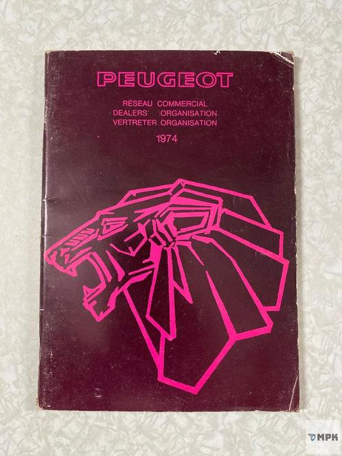 Peugeot Dealerorganisatie Gids 1974, Auto diversen, Handleidingen en Instructieboekjes, Ophalen of Verzenden