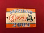 Geëmailleerde Ambassador-plaquette van Orval uit 2024, Verzamelen, Merken en Reclamevoorwerpen, Ophalen of Verzenden, Zo goed als nieuw