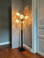 Vintage Hollywood Regency Tulip Lotus Vloerlamp - ‘70, Ophalen, Gebruikt, Mid-Century