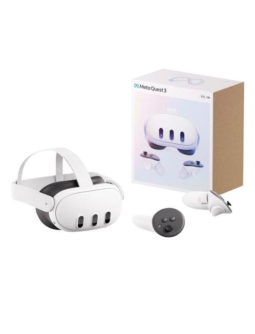 Meta Quest 3 512GB, Games en Spelcomputers, Virtual Reality, Zo goed als nieuw, Overige platformen, VR-bril, Ophalen of Verzenden