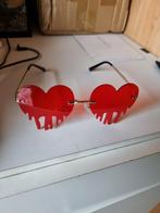 Rode hartvorm zonnebril. Nieuw., Handtassen en Accessoires, Zonnebrillen en Brillen | Heren, Nieuw, Ophalen of Verzenden, Zonnebril