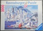 ravensburger puzzel 1000 stukjes hong kong, Comme neuf, Enlèvement ou Envoi