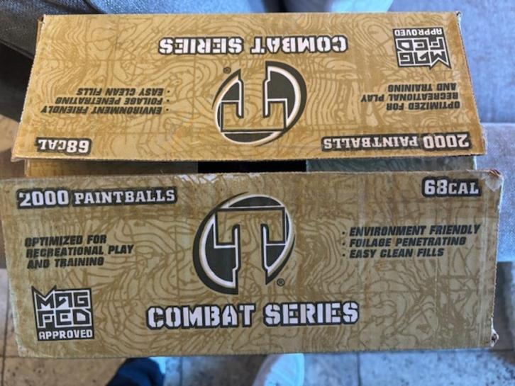 Balles de paintball Tippman Combat 2000 pièces neuves dans l, Hobby & Loisirs créatifs, Wargaming, Neuf, Enlèvement ou Envoi