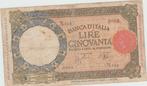 50 lire Italia 1942 -1943 Lot de 2 28/08/1942 40 € 31/0, Envoi, Italie, Billets en vrac