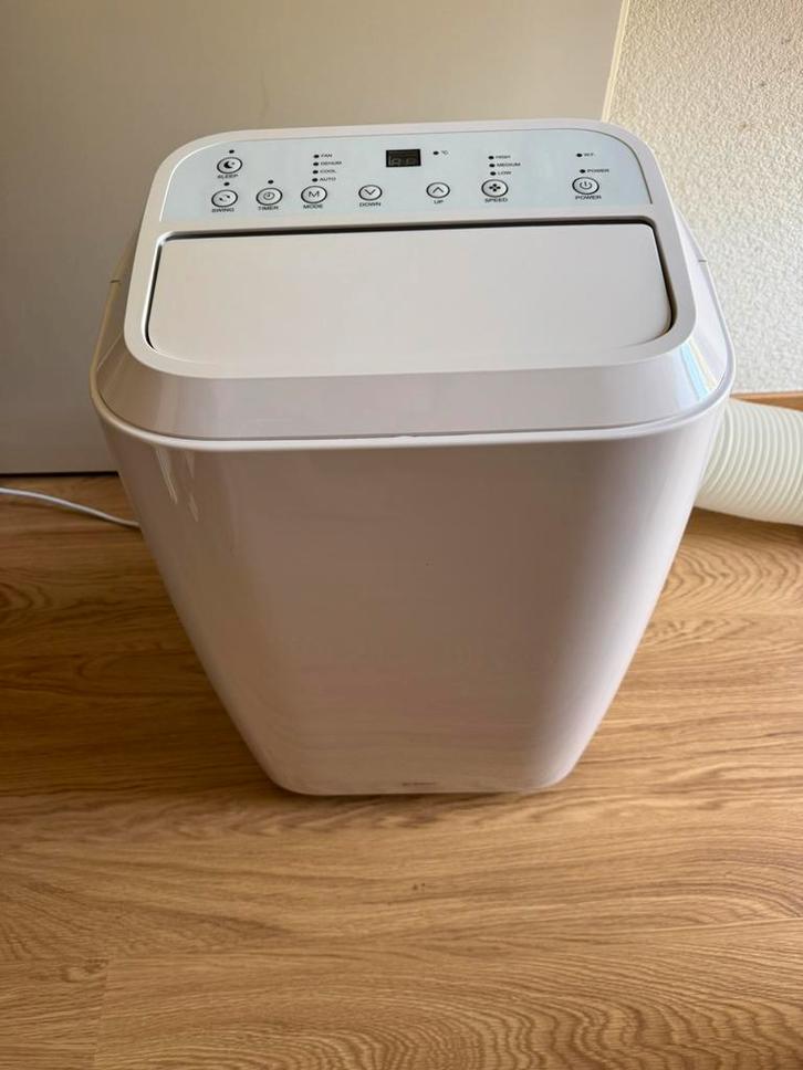 Eurom Mobiele Airco 12.000 BTU – afstands & afvoerslang, Elektronische apparatuur, Airco's, Zo goed als nieuw, Mobiele airco, 3 snelheden of meer