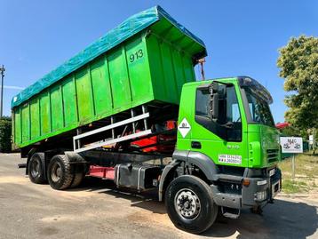 Iveco TRAKKER 310 6x4 STEEL TIPPER / KIPPER 35m³ - MANUAL Z beschikbaar voor biedingen