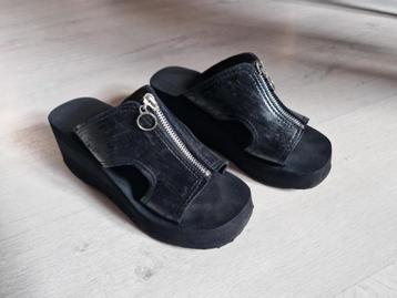 sandalen met sleehak - mt 40 beschikbaar voor biedingen