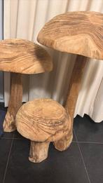 Houten paddestoelen, Huis en Inrichting, Woonaccessoires | Overige, Ophalen, Zo goed als nieuw