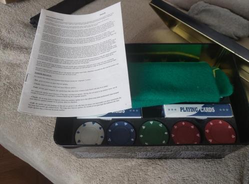 Pokerset, Hobby en Vrije tijd, Gezelschapsspellen | Kaartspellen, Nieuw, Vijf spelers of meer, Ophalen