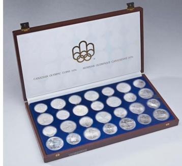 Coffret en argent jeux olympiques Canada 1976 beschikbaar voor biedingen