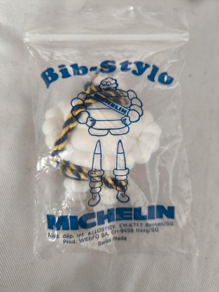 Michelin bibpen, Verzamelen, Merken en Reclamevoorwerpen, Zo goed als nieuw, Verpakking, Ophalen of Verzenden